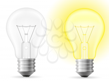 Royalty Free Clipart Image of a Light Bulb