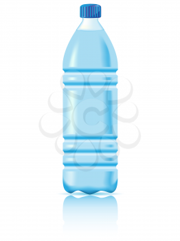 Royalty Free Clipart Image of Bottled Water