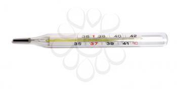 medical thermometer isolated on white background