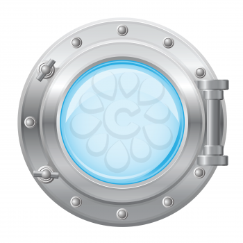 Royalty Free Clipart Image of a Porthole