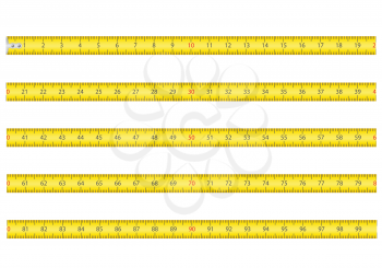 measuring tape for tool roulette vector illustration isolated on white background