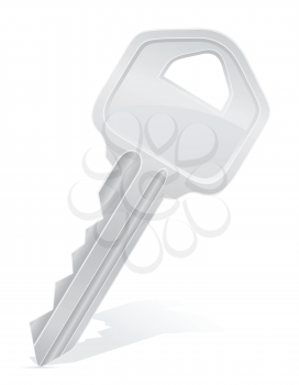 key door lock vector illustration isolated on white background