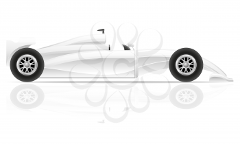 sport car vector illustration isolated on white background