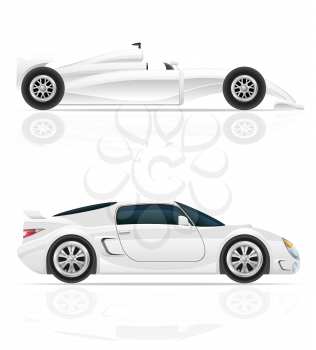 sport car vector illustration isolated on white background