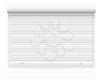 rolling shutters vector illustration isolated on white background