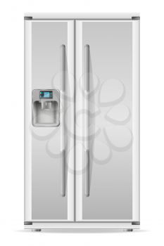 refrigerator for home use vector illustration isolated on white background