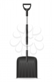 snow shovels vector illustration isolated on white background