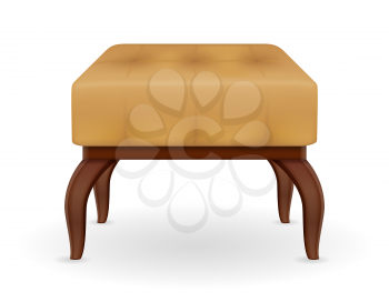 pouf furniture vector illustration isolated on white background