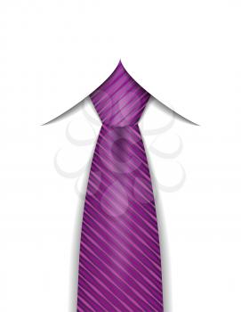 tie for men a suit vector illustration isolated on white background