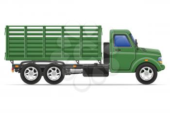 cargo truck for transportation of goods vector illustration isolated on white background