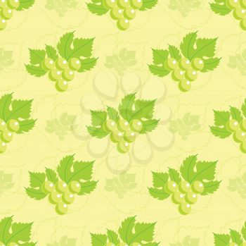 Royalty Free Clipart Image of a Grape Background