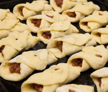 Baking Croissant with Jam 