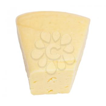 cheese on a white background