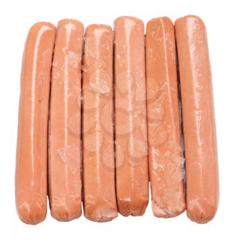 sausage with ice
