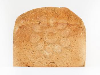 bread on white backgroundon 
