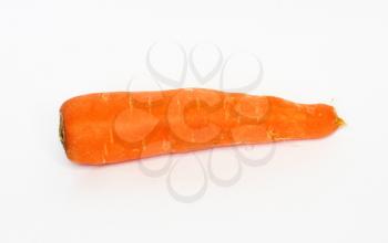 Fresh Carrot Isolated on a White Background 