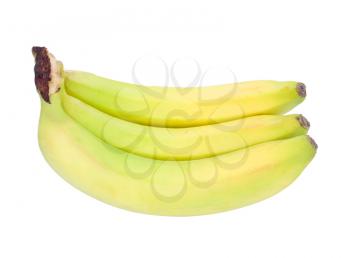 bananas isolated on white background + Clipping Path 