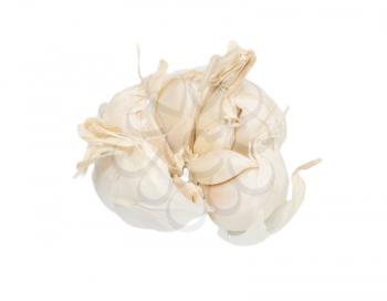 Garlic isolated on white 