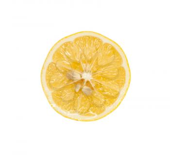 lemon on a white background