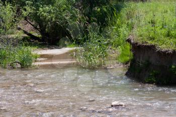 mountain river in the nature