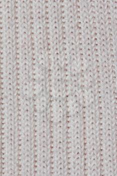 White knitted fabric as background