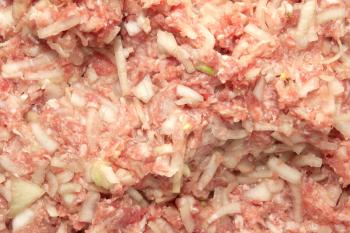 background of minced meat