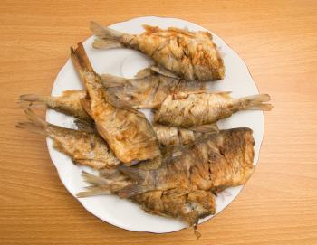 fried fish on a plate