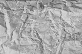 crumpled white paper as a background