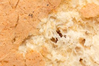 background of a crust of bread. macro