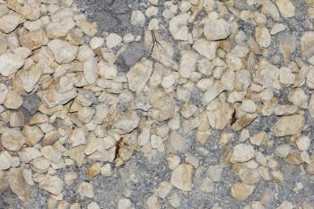 background of small pebbles and sand