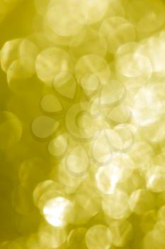 Abstract background of beautiful yellow bokeh