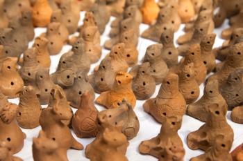 Clay whistles toys