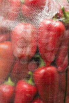 paprika in a plastic bag