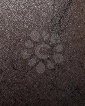 background made ​​of brown leather material. macro