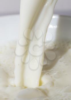 Background of milk