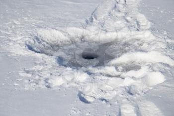hole on the ice