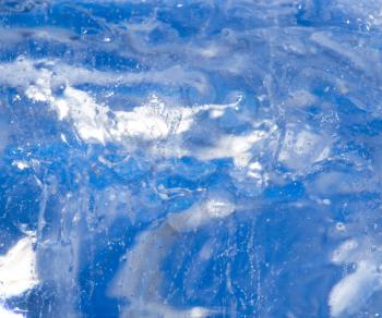 abstract background of blue ice