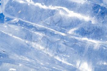 abstract background of blue ice