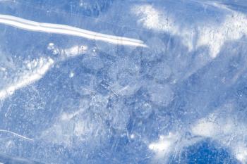 abstract background of blue ice