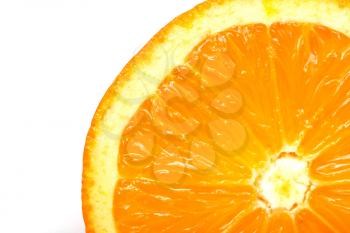 orange on white background