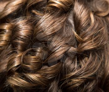 background of women's hair