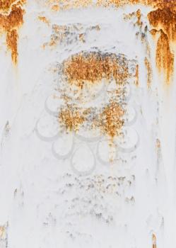 abstract background of rusty painted metal