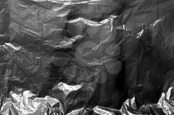 background of black plastic bag