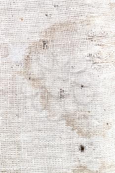 stains on the old fabric