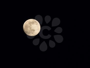 moon at night