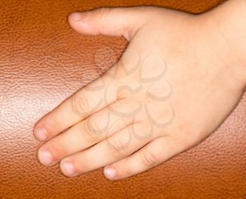 Child's hand