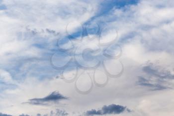 clouds after a thunderstorm