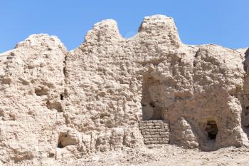 the ruins of the ancient city Sauran, Kazakhstan.