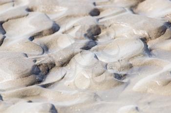 background of sand on the beach at nature