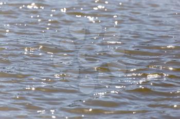 Background of the surface of the water